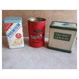 Group of Vintage Tins