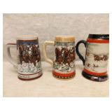 Budweiser Series Steins 