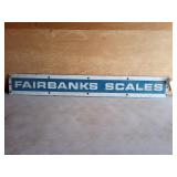 Fairbanks Scales Sign 6" x 46"