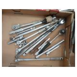Box of Various Ratchet Handles