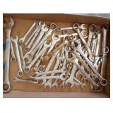 Box of Various Wrenches