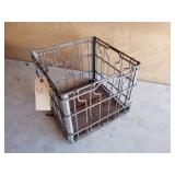 Vintage Metal Crate, Marigold
