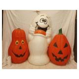 Group Vintage Halloween Blow Molds