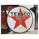 Porcelain Texaco 2 Sided Sign 6
