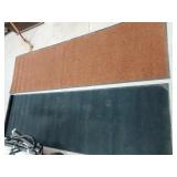 Pair Commercial Rugs 33" x 117"
