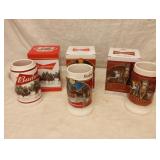 Budweiser Steins & Boxes 