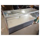 Lighted Glass Display Case w/drawers - 60" long-
