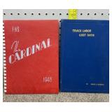 1948 FHS Cardinal year book & Track labor cost