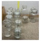 Vintage Ball, Atlas & un marker canning jars some
