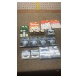 Fishing line, hooks and crappie nibbles