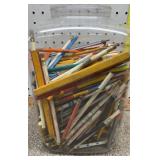 Pencil collection many in sharpened feed pencils