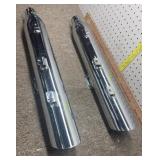 Victory motorcycle tail pipes
