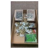 Brass j screws &assorted hardware