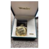 Westclox pocket watch in box