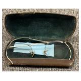 Antique spectacles marked 12k gf