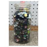 Half Gallon jar of vintage sewing buttons