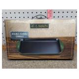 NIB double burner griddle