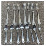 Silverware marked 830S weight in pictures