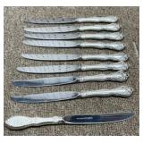 Sterling handles stainless blades weight in