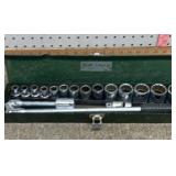 1/2 inch drive S-K socket set 7/16-1-1/4