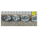 4-PIK belt buckles 83, 83, 84, 84