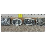 4-Pewter collector buckles