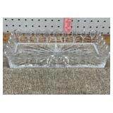 Fifth avenue crystal lead crystal bread tray