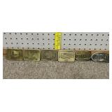 6-1990s ARTS WAR Belt buckles 2-1990 2-91 1-92
