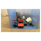 Lot of misc toys in tote no lid