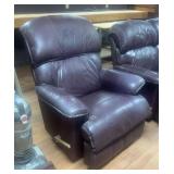 Lazy Boy Burgundy leather recliner
