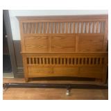 Full sized bed frame, (Very Nice)