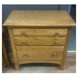 Wood nightstand