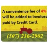 4% Added when paying by card