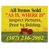 All itemd sold AS IS~WHERE IS