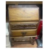 2 Drawer Drop Leaf Desk