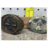 2-Iowa belt buckles