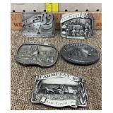 5-1980s Farmfest Buckles All Number 24 Of-