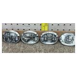 4- Iowa Cowbelles belt buckles all#62 of 250