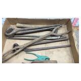 Assorted forge/ferrier tools