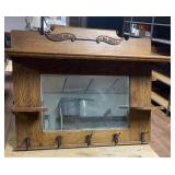 Antique wall mirror