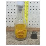 Fairmont Nebraska creamery bottle & ring for