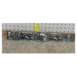 Set (5) MN Farmer commemorative belt buckles