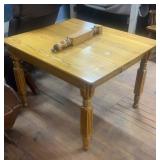 5 Leg Oak Wood Dining Table