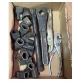 Socket set vise grip pliers