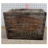 Cotton club soda wooden crate