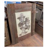 36in X 42in Barn Wood Picture Frame