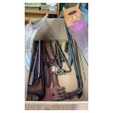 Saws cleaver breaker bars pipe wrenches misc