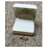 10K gold earrings
