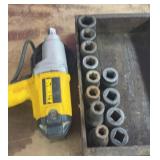 Dewalt 3/4 inch electric impact wrench an sockets