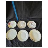 (6) Porcelain Plates